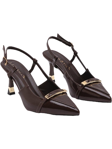 Limoya - Zapatos destalonado 'Renita' en marrón