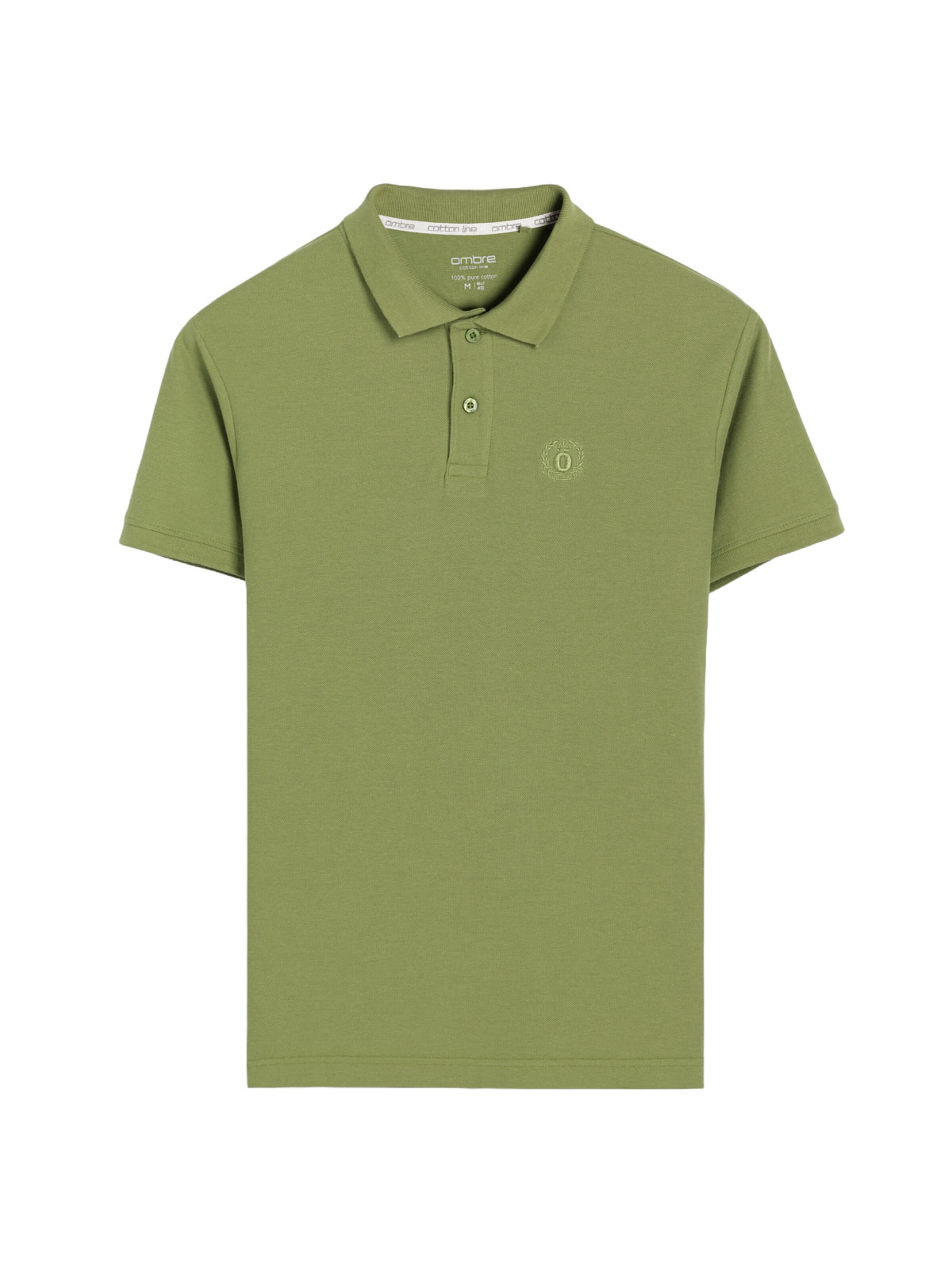 T-Shirt 'OM-POBS-0100' Ombre en vert : devant