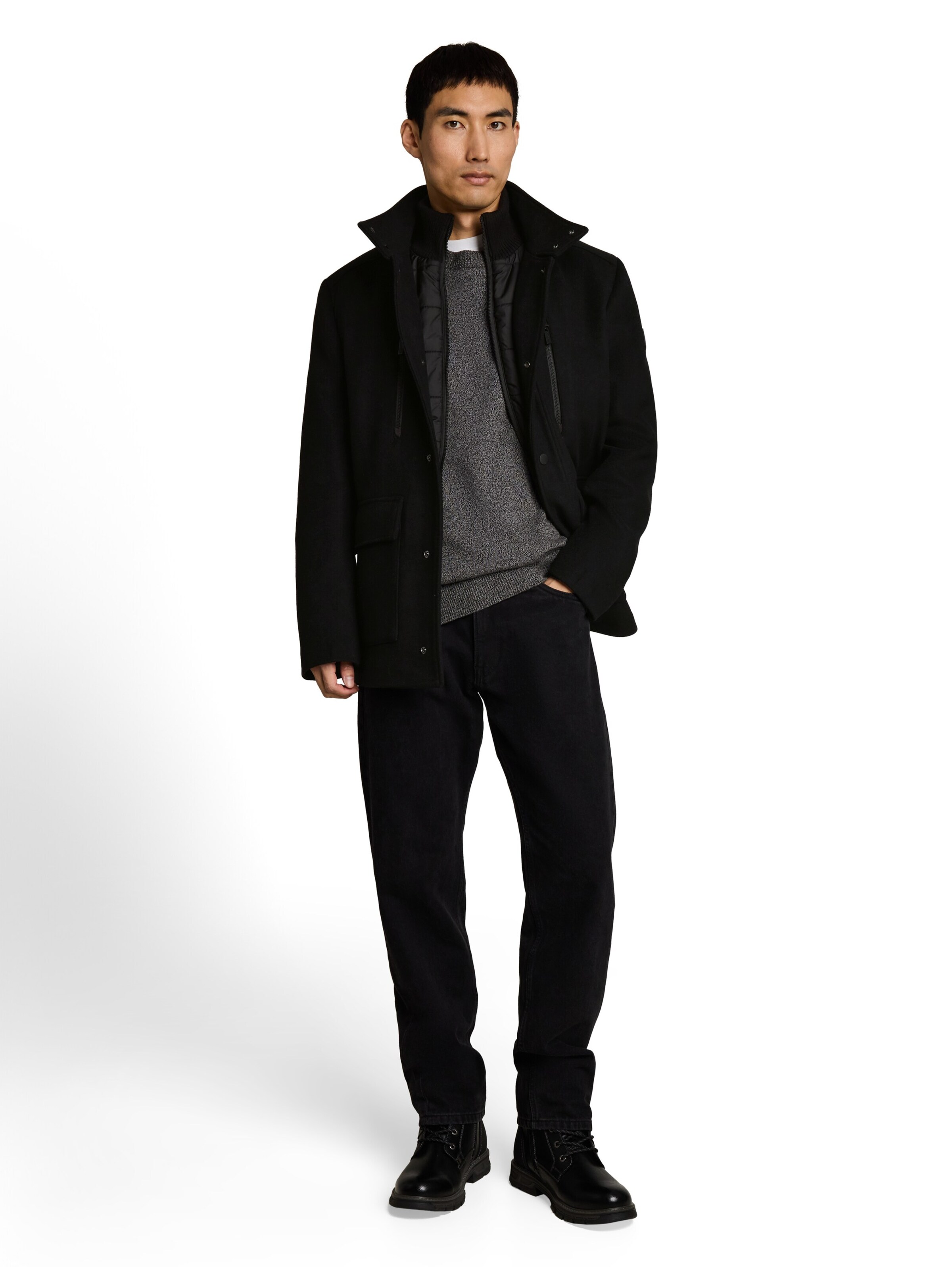 Veste mi-saison TOM TAILOR en noir