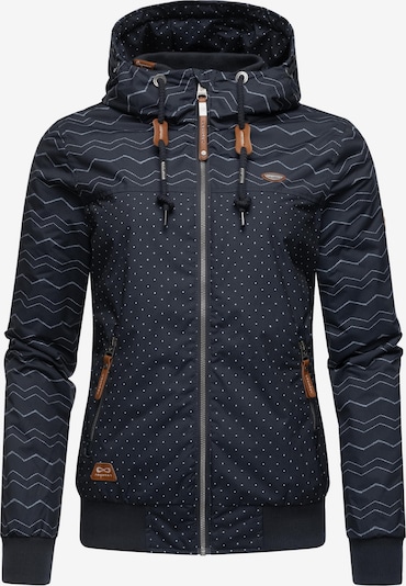 Ragwear Prehodna jakna 'Nuggie' v velikosti XS | mornarska / bela barva, Prikaz izdelka
