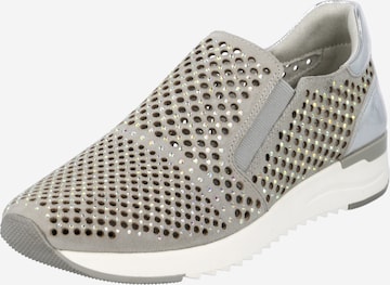 CAPRICE - Sapatilhas slip-on em cinzento: frente