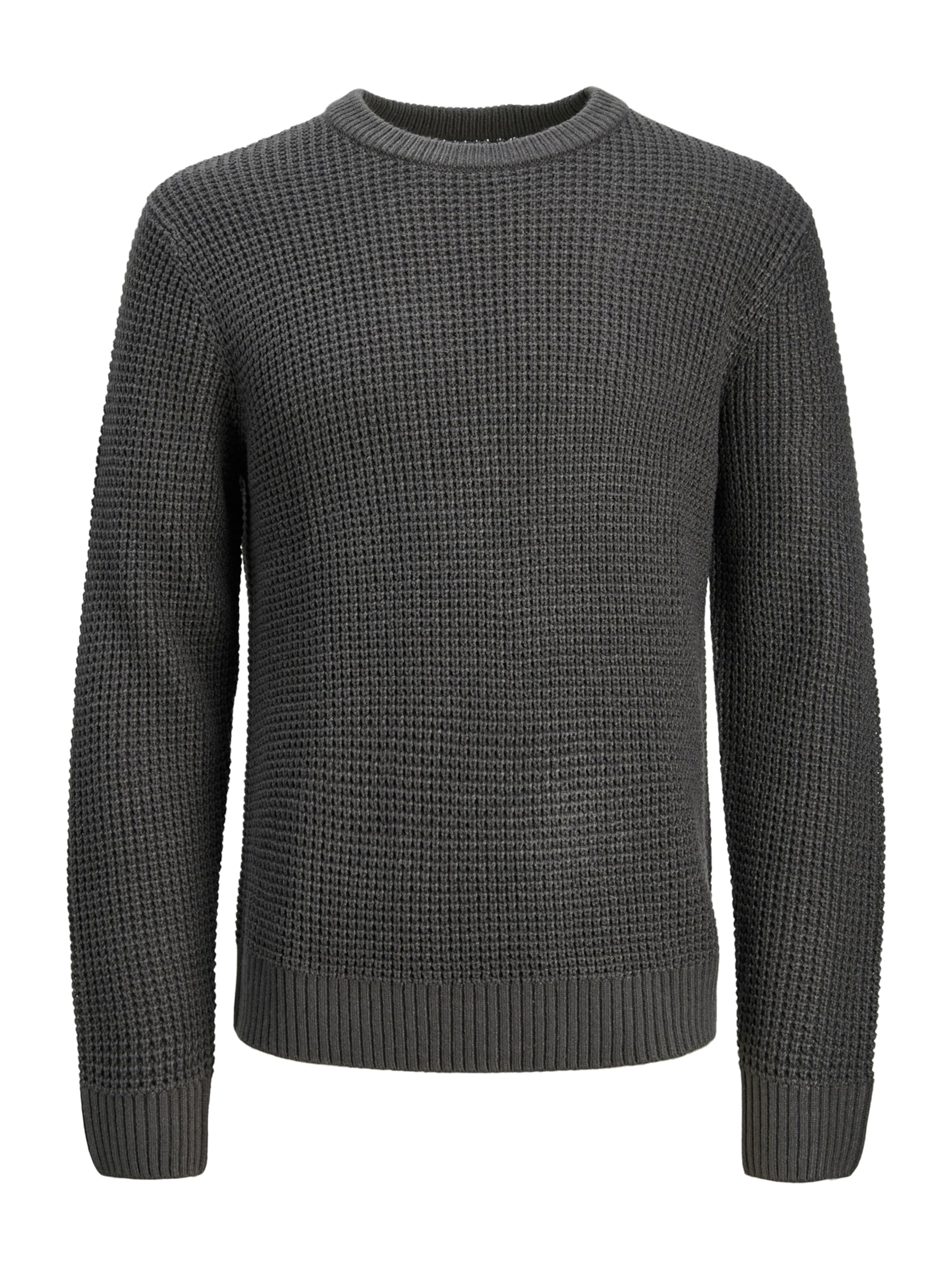 JACK & JONES Pullover 'JJGLOBAL' in Grau: Vorderseite