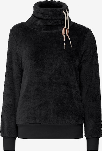 Oxmo Fleecepullover 'ANNIKI' in Schwarz: predná strana