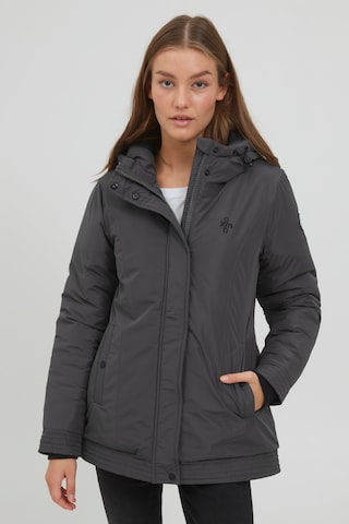 Oxmo Winter Jacket 'Jytte' in Grey: front