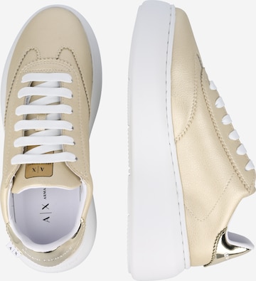 ARMANI EXCHANGE Sneaker in Gold