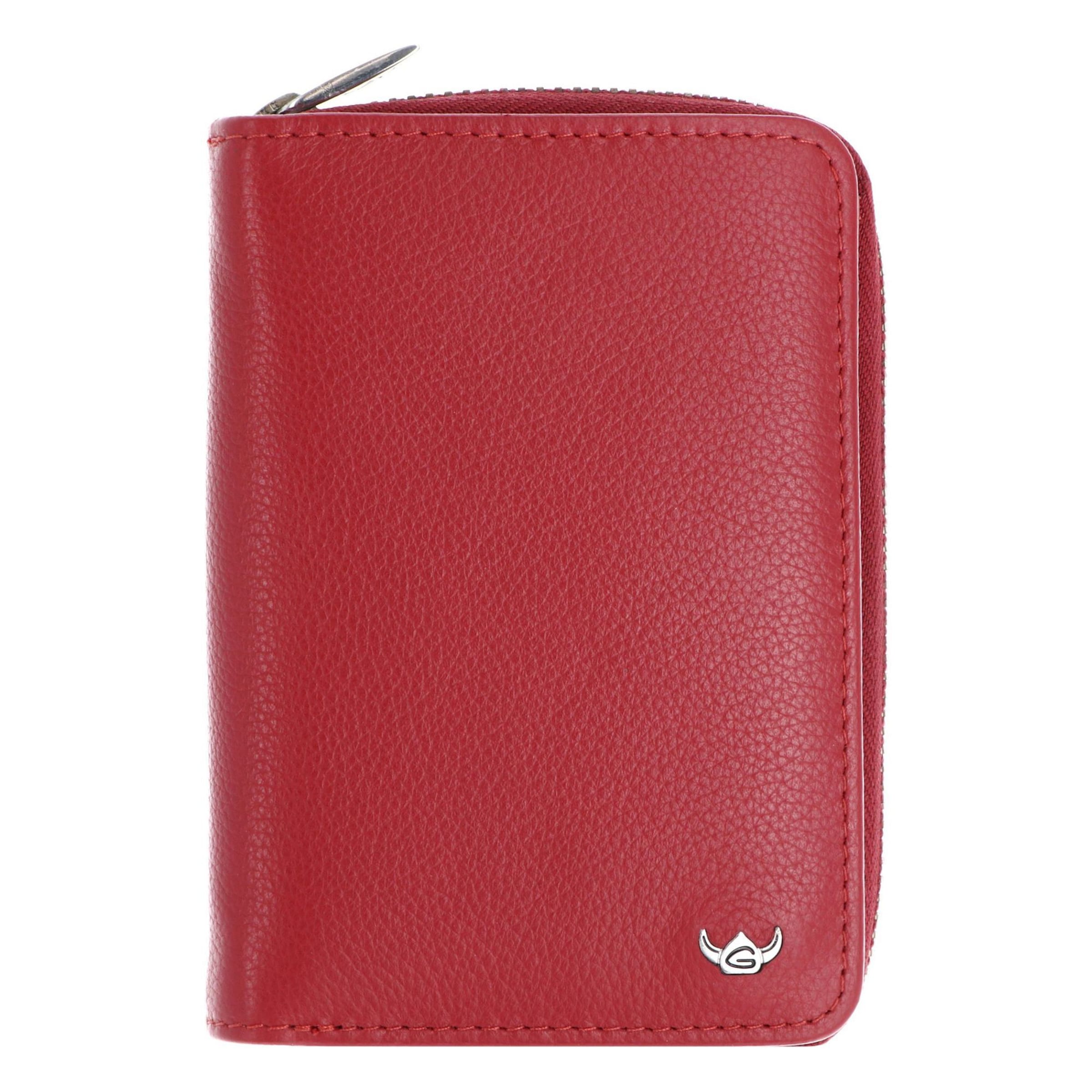 Porte-monnaies 'Madrid' GOLDEN HEAD en rouge : devant