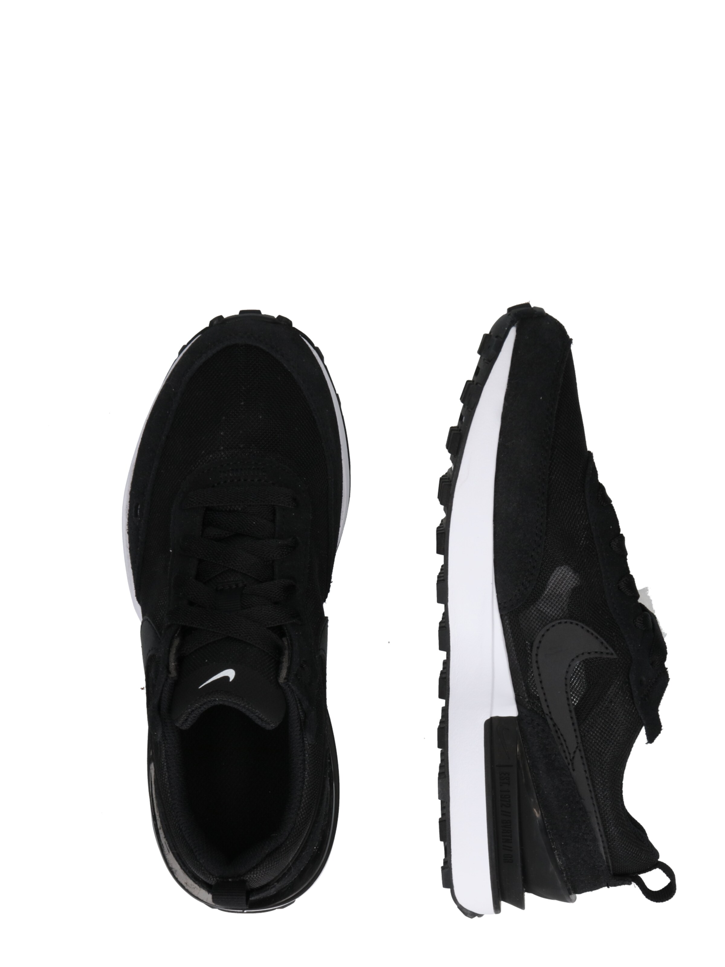 Nike Sportswear Sneaker 'Waffle One' in Schwarz