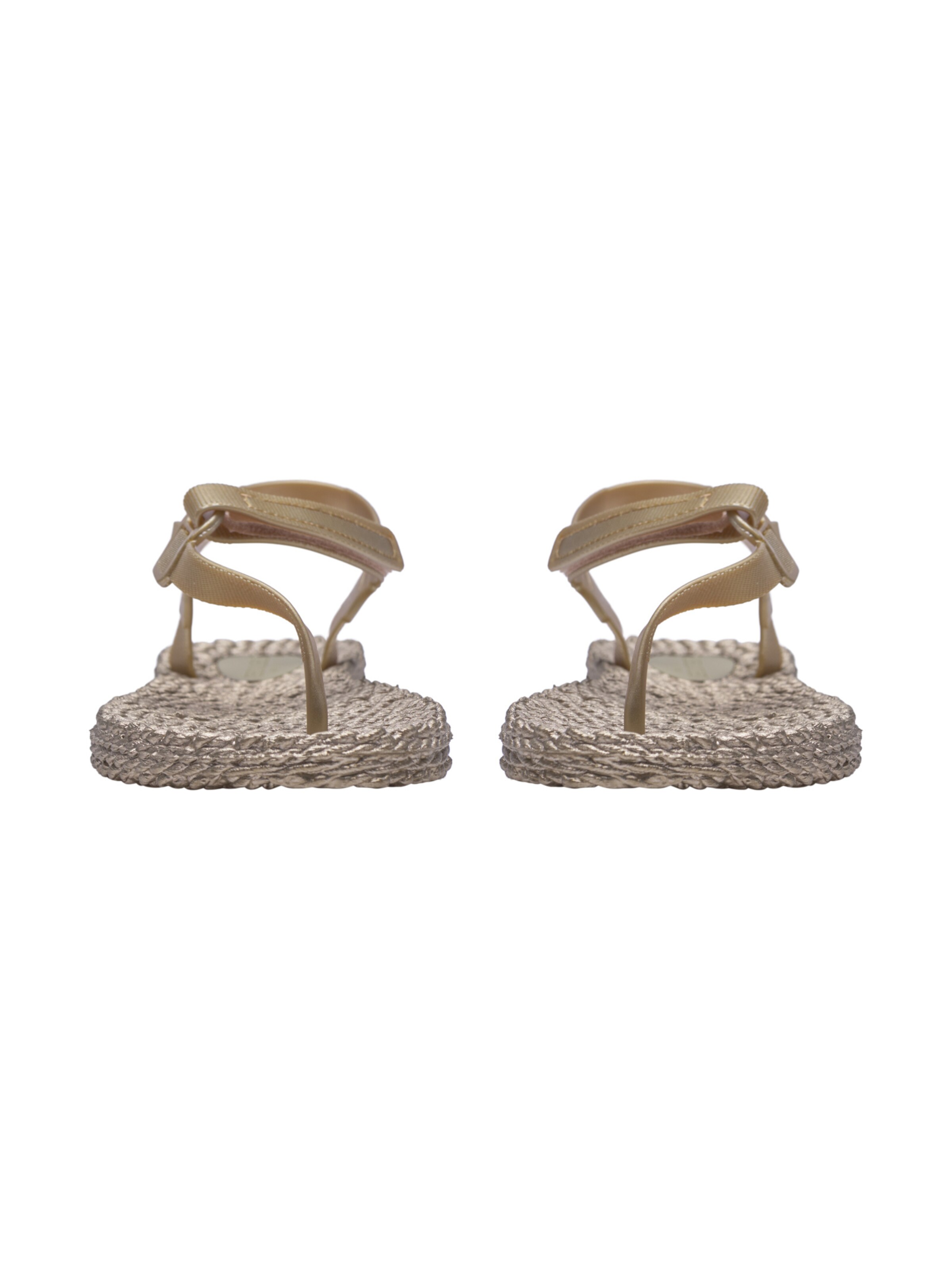 ILSE JACOBSEN T-Bar Sandals 'CHEERFUL14' in Gold