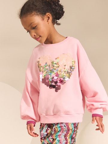 Next Sweatshirt i rosa: framsida