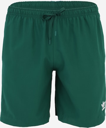 ADIDAS ORIGINALS Badshorts 'Adicolor' i grön: framsida