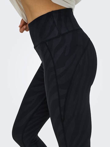 ONLY PLAY Skinny Sports trousers 'ONPRya-2' in Black