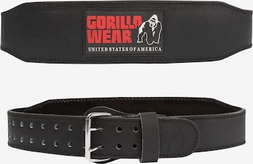 Cintura sportiva di Gorilla Wear in nero: frontale