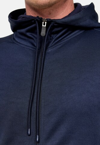 Ordinary Truffle Zip-Up Hoodie 'BASTI' in Blue