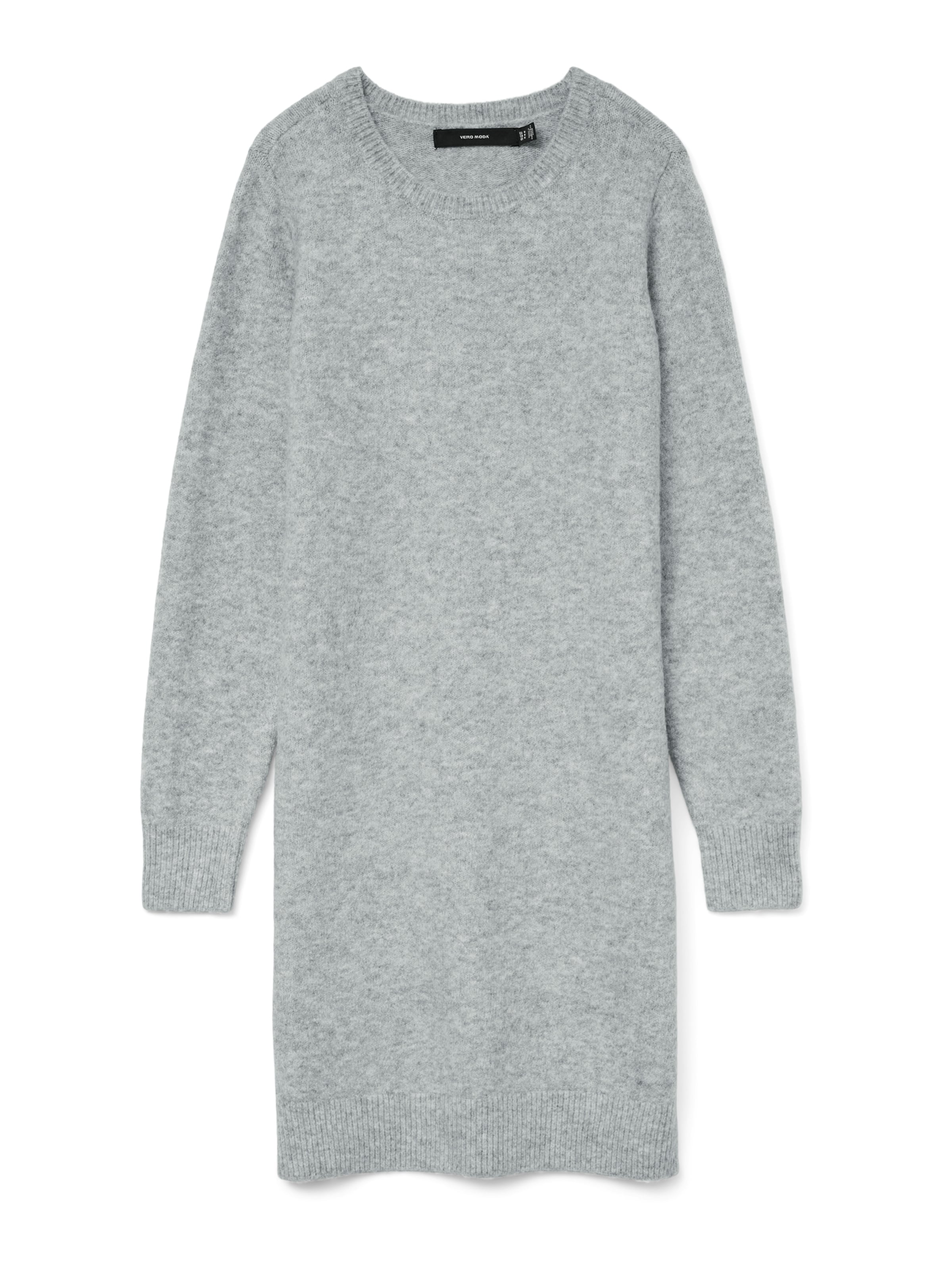 Vero Moda Curve Strikkjole 'VMCBOOM' i grå: forside