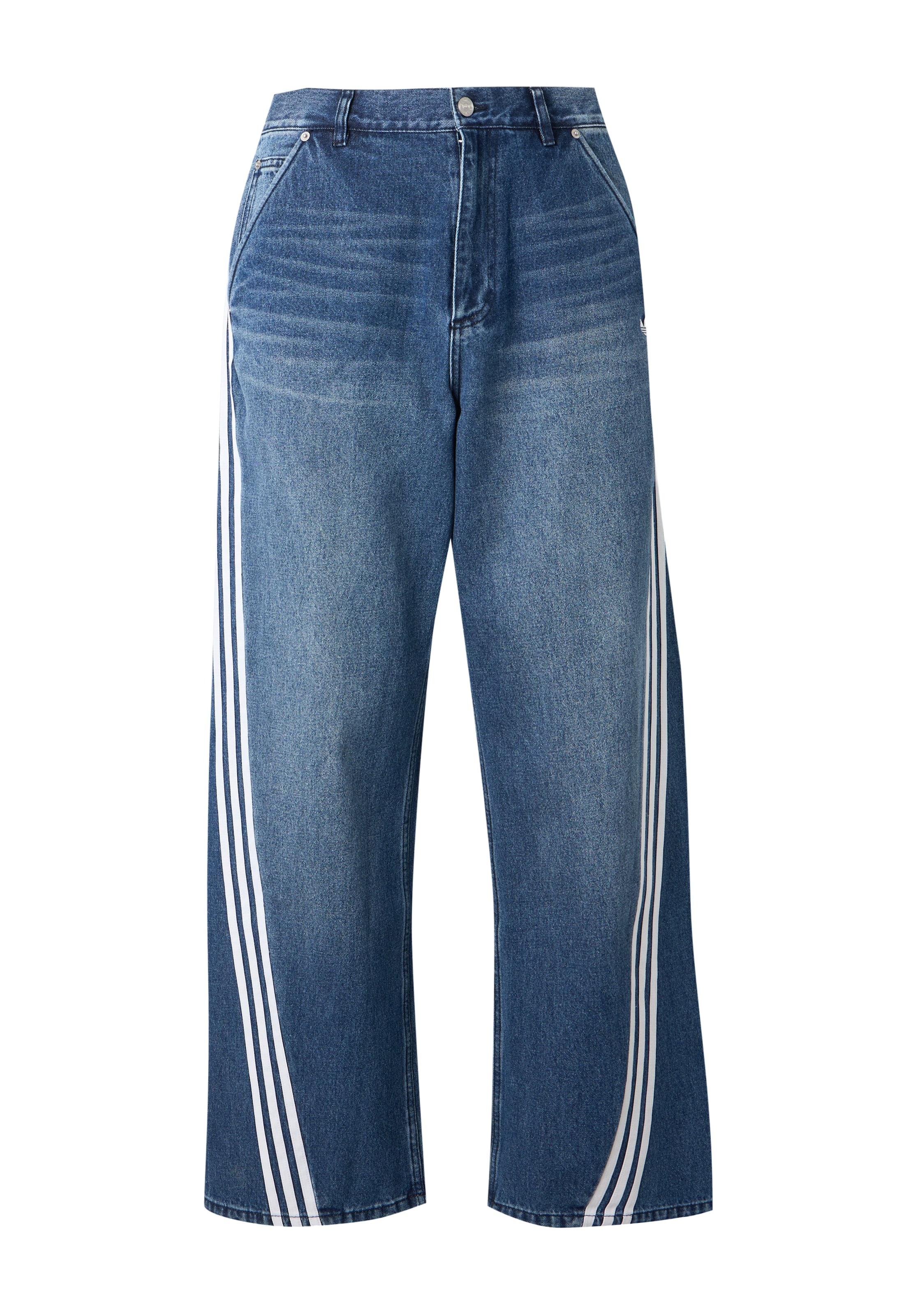 Jeans 'A6' in 30/30 ADIDAS ORIGINALS di colore blu denim / bianco, Visualizzazione prodotti