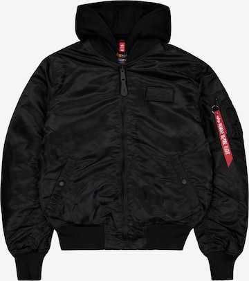 ALPHA INDUSTRIES Zimná bunda 'MA-1 ZH' - Čierna: predná strana