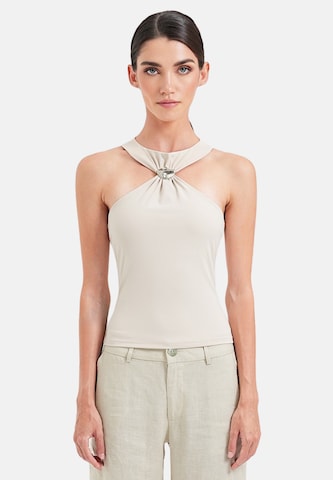OW Collection Top 'Dione' in Beige: front