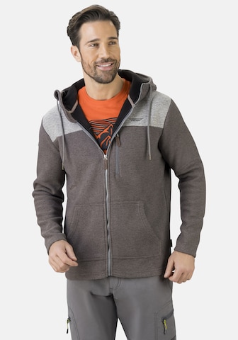 Hero Strickjacke in Grau: Vorderseite