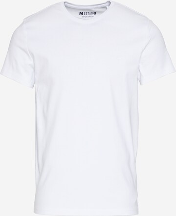 MUSTANG - Camisa 'Aaron' em branco: frente