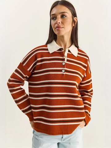 Bianco Lucci Pullover 'Pullover' in Rot: Vorderseite