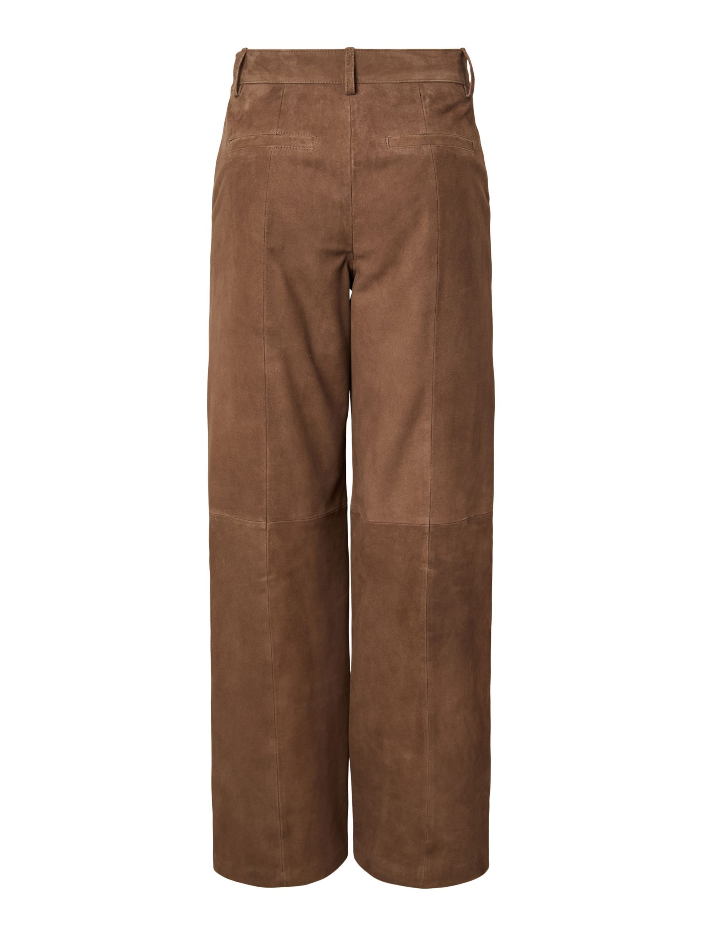 YAS Loosefit Broek 'YASLeura' in Bruin