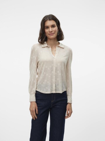 VERO MODA Bluse 'VMAlice' i beige: forside