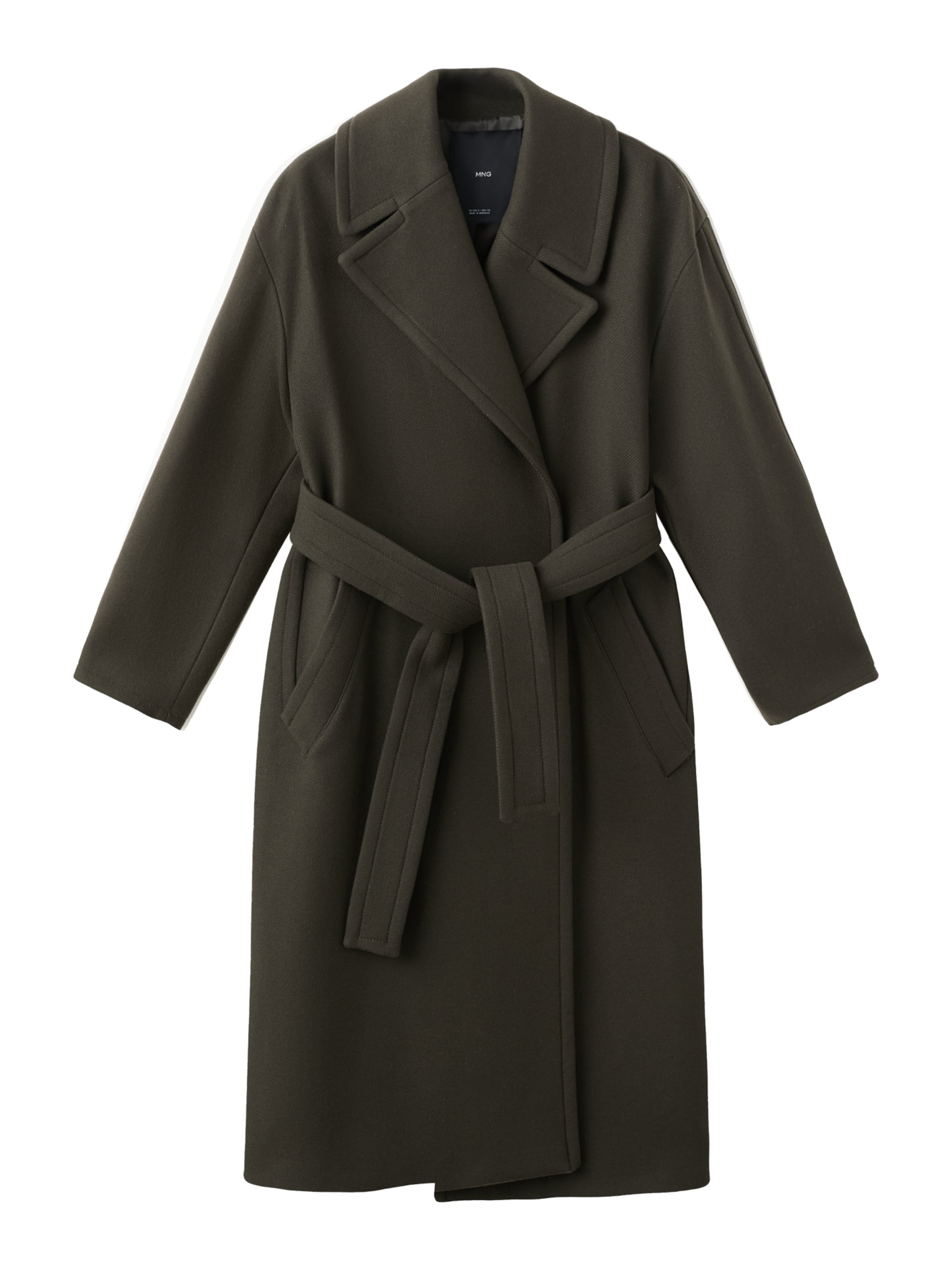 MANGO Övergångskappa 'TRAVIATA' i grön: framsida