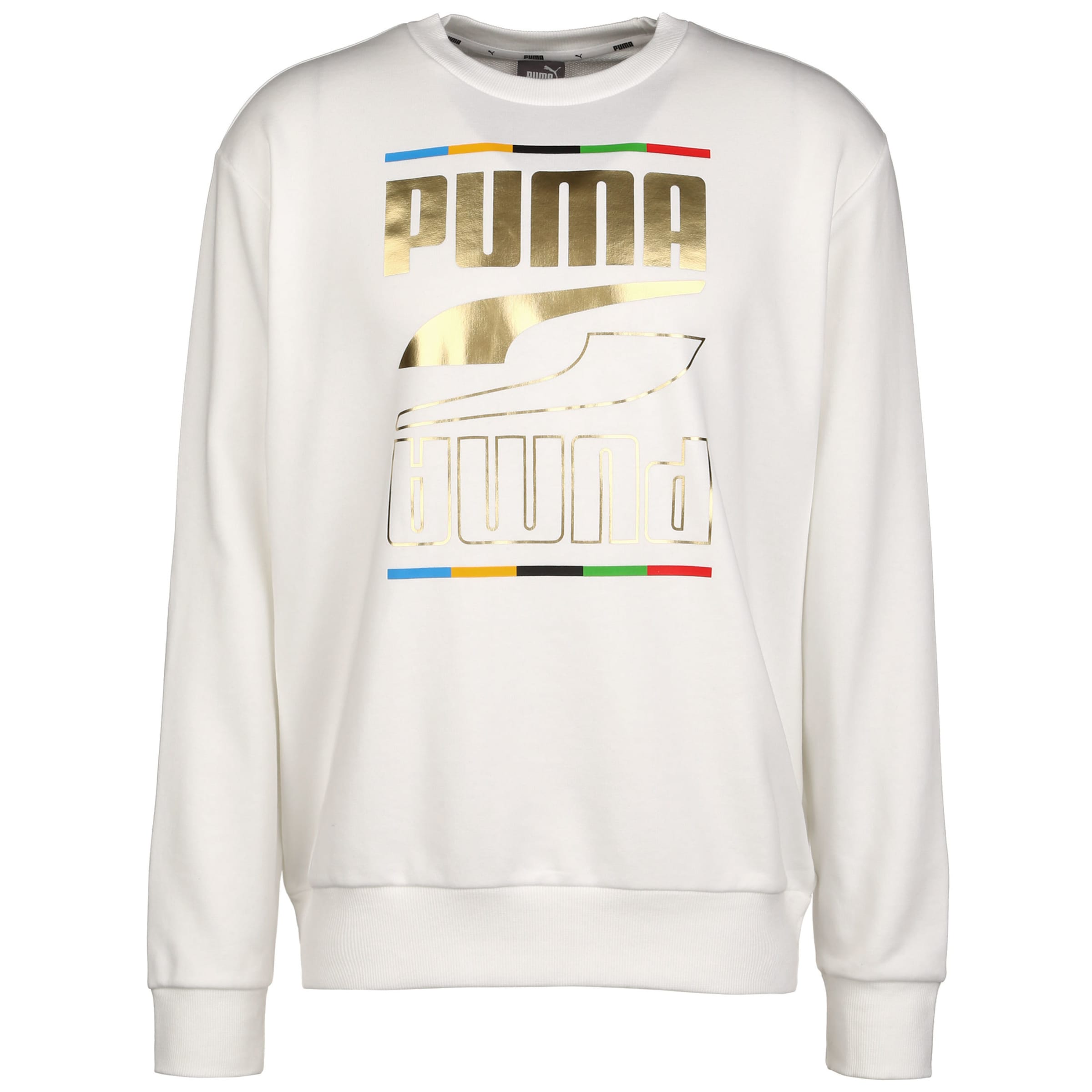 PUMA Sweatshirt in White: front