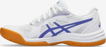 ASICS Athletic Shoes 'Upcourt 5' in White: front