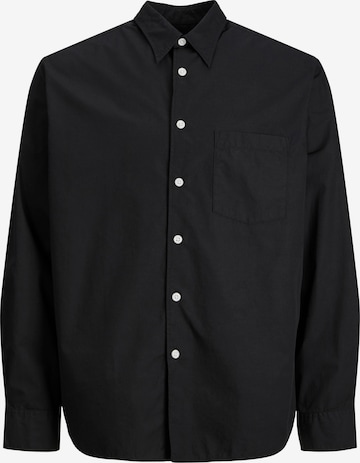 JACK & JONES Button Up Shirt 'Bill' in Black: front