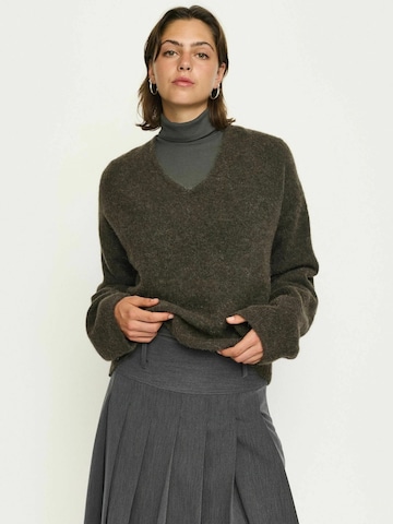 Soft Rebels Pullover 'SRAllison' i grøn: forside