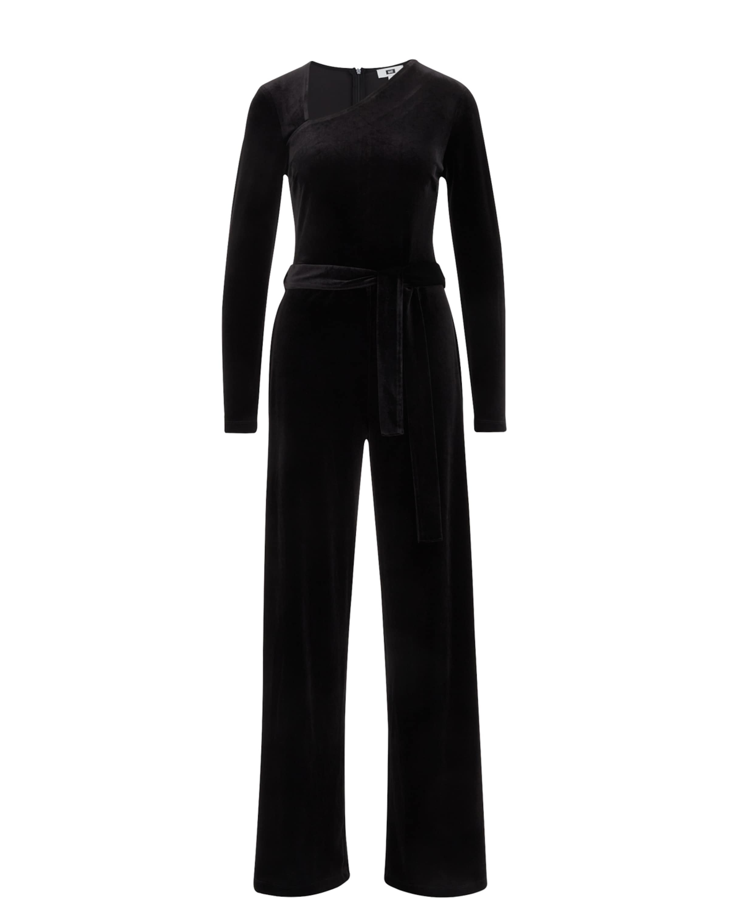 WE Fashion Ολόσωμη φόρμα σε μαύρο: μπροστά