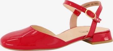 Escarpins à bride arrière Paul Green en rouge : devant