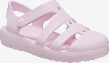 Crocs Offene Schuhe 'Kindersandalen mit Klettverschluss „Classic Fisherman“' in Pink: Vorderseite