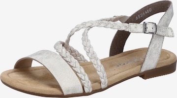 Rieker Sandalen met riem in Beige: voorkant