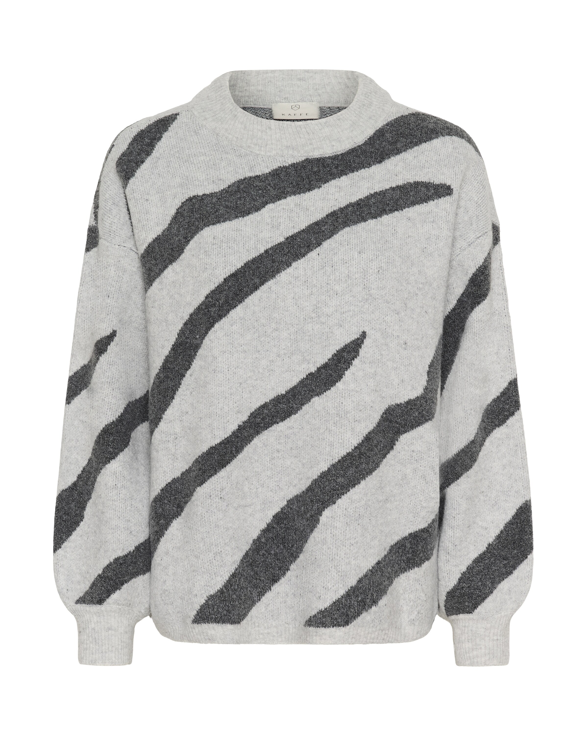 Kaffe Trui in Grijs: voorkant