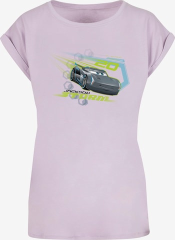 ABSOLUTE CULT T-Shirt 'Cars - Jackson Storm' in Lila: predná strana