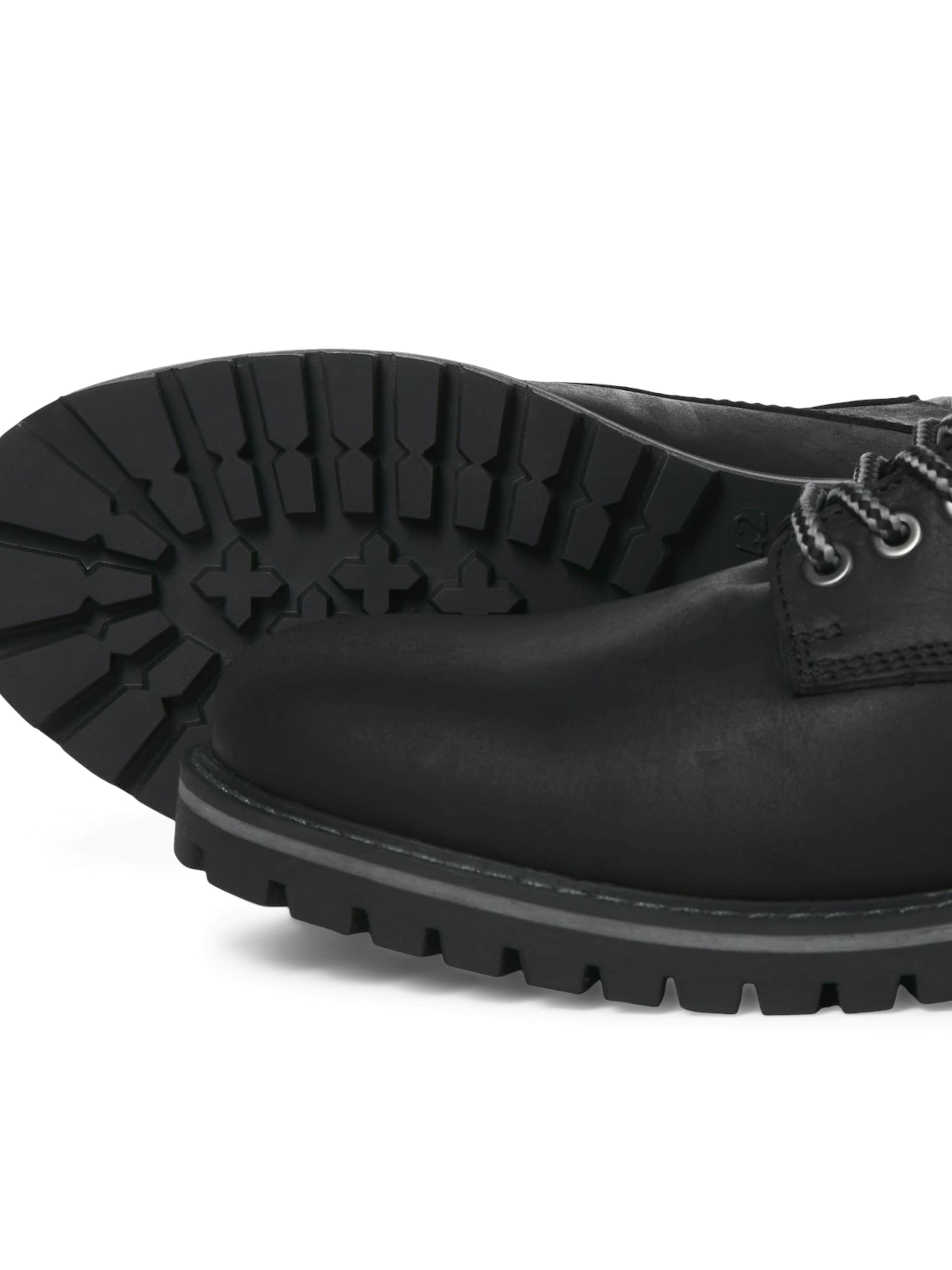 JACK & JONES Ботинки на шнуровке 'JFWQueensway' в Серый