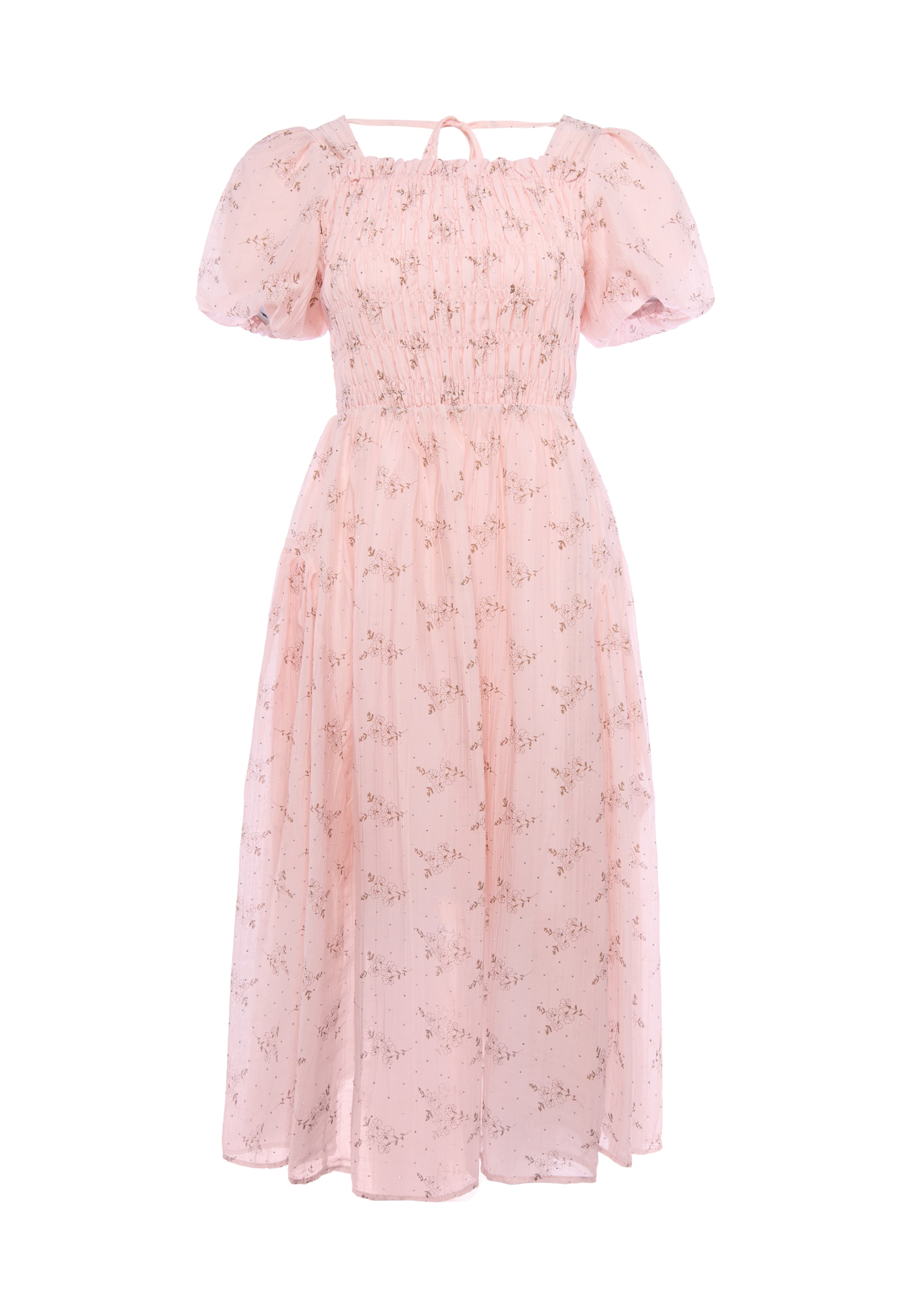 Robe usha BLACK LABEL en rose : devant