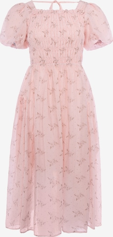 Robe usha BLACK LABEL en rose : devant