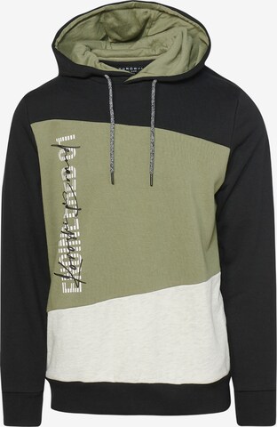 KOROSHI Sweatshirt in Groen: voorkant