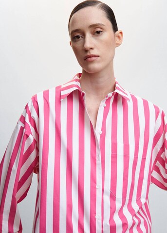 MANGO Blouse 'Kodak' in Roze