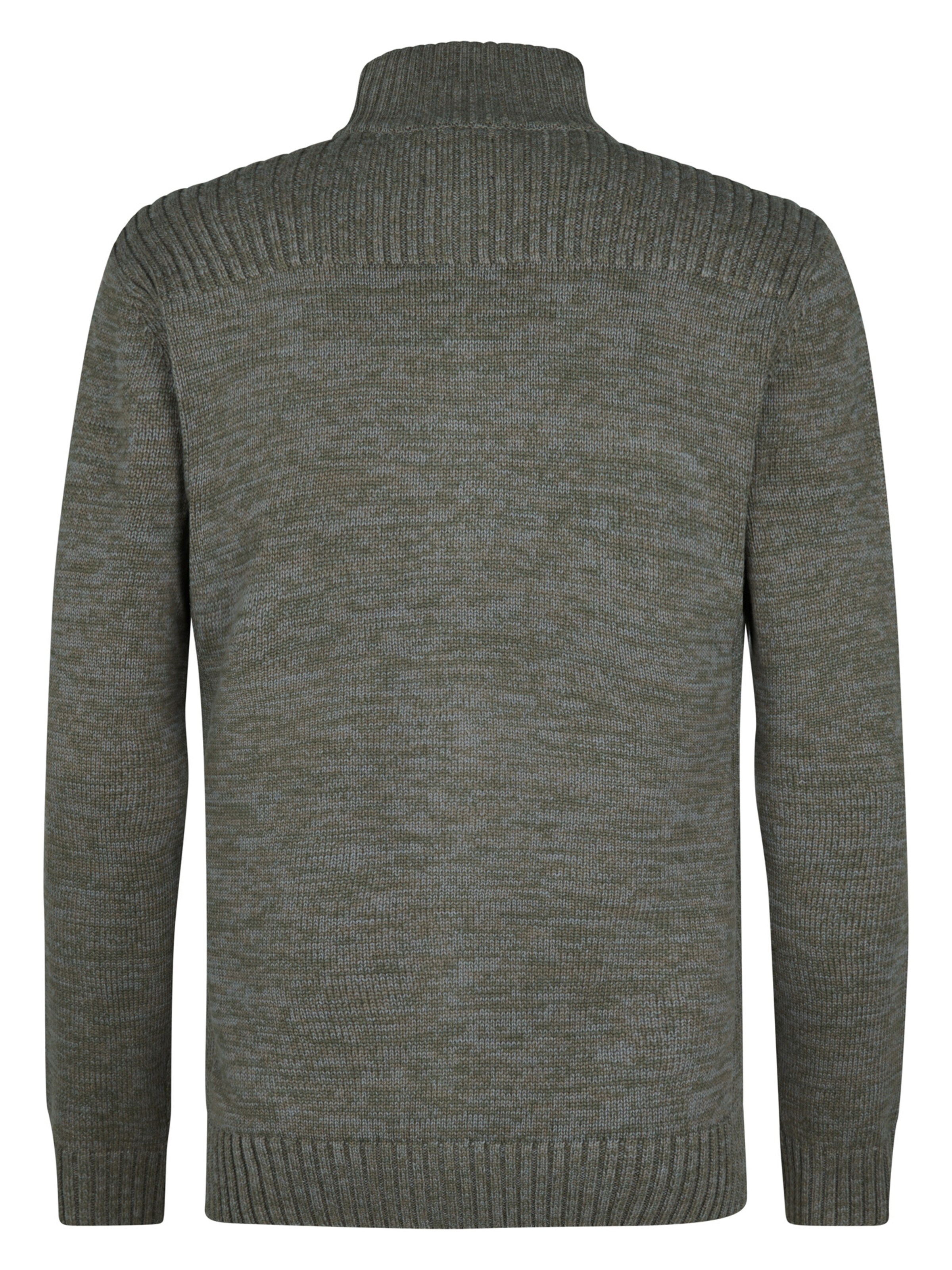 Petrol Industries Gebreid vest 'Sleeping Bear' in Grijs