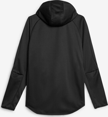 PUMA Athletic Zip-Up Hoodie 'Evostripe' in Black