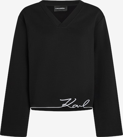 Megztinis be užsegimo iš Karl Lagerfeld, spalva – juoda / balta, Prekių apžvalga