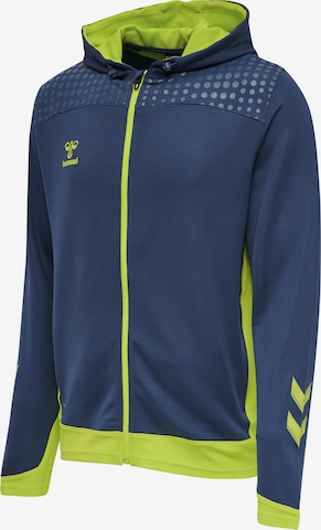 Hummel Sportsweatvest in Blauw