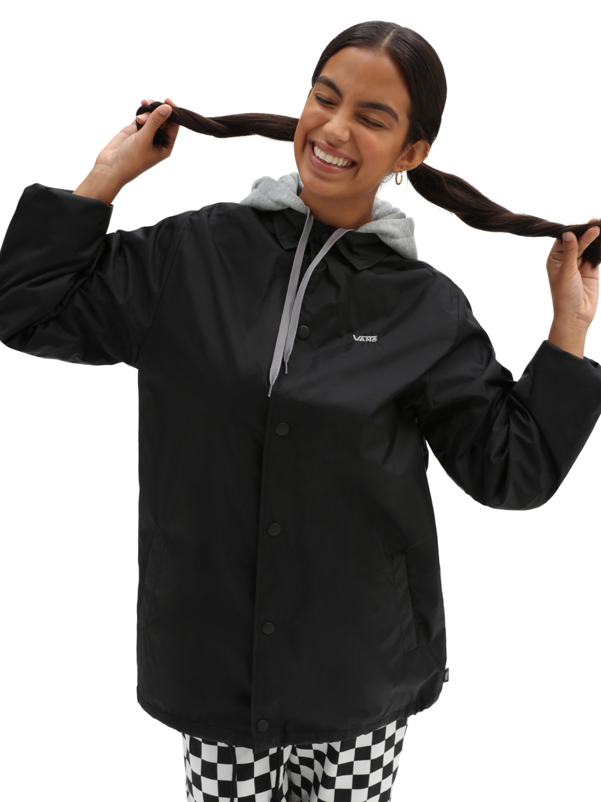 VANS Tussenjas in Zwart: voorkant
