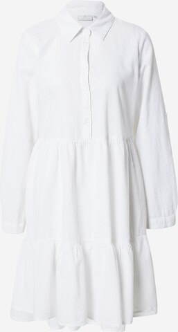 Kaffe Shirt Dress 'Naya' in White: front