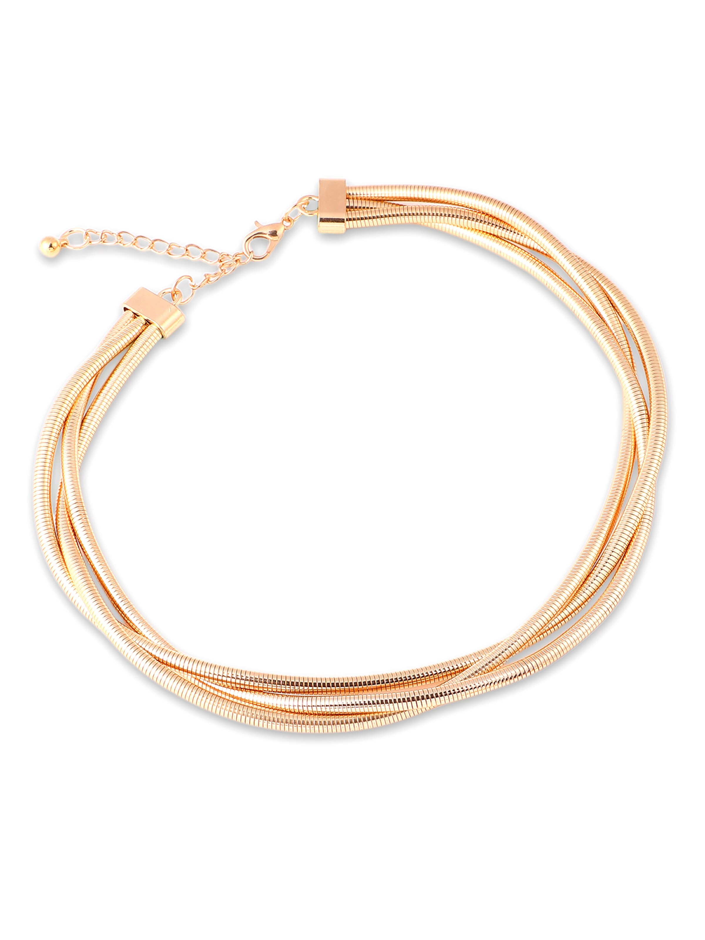 SOHI Zestaw biżuterii 'Tiffiny' w kolorze złoty