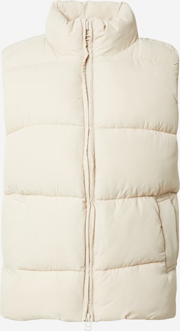 Monki Vest in Beige: front